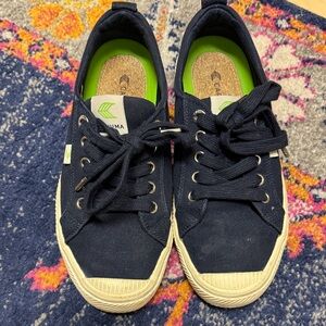 Cariuma Dark Navy Canvas Sneakers